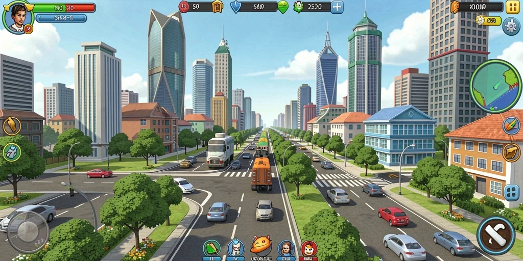 555f - Karakter-karakter unik dan menarik.